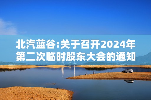 北汽蓝谷:关于召开2024年第二次临时股东大会的通知