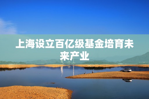 上海设立百亿级基金培育未来产业  第1张