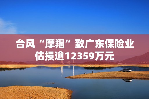 台风“摩羯”致广东保险业估损逾12359万元  第1张