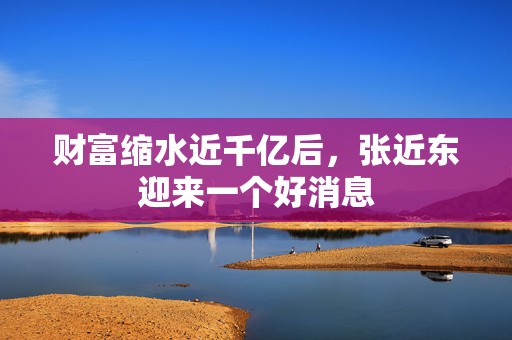 财富缩水近千亿后，张近东迎来一个好消息  第1张