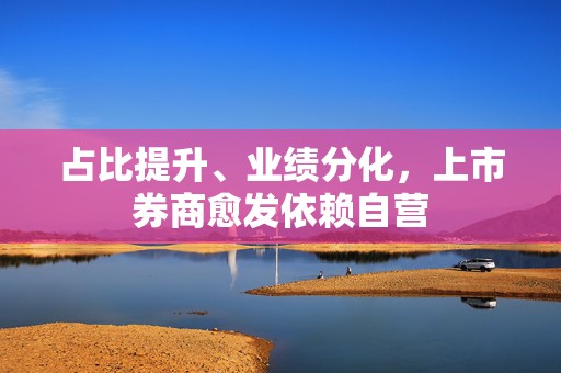 占比提升、业绩分化，上市券商愈发依赖自营  第1张