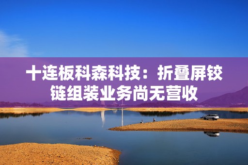 十连板科森科技：折叠屏铰链组装业务尚无营收  第1张