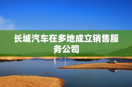长城汽车在多地成立销售服务公司  第1张