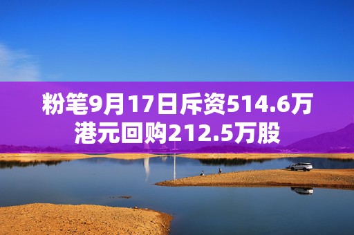 粉笔9月17日斥资514.6万港元回购212.5万股  第1张