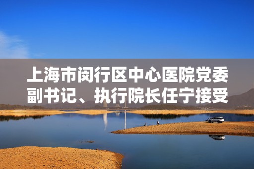 上海市闵行区中心医院党委副书记、执行院长任宁接受审查调查  第1张