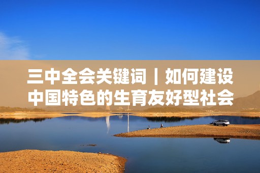 三中全会关键词｜如何建设中国特色的生育友好型社会？  第1张