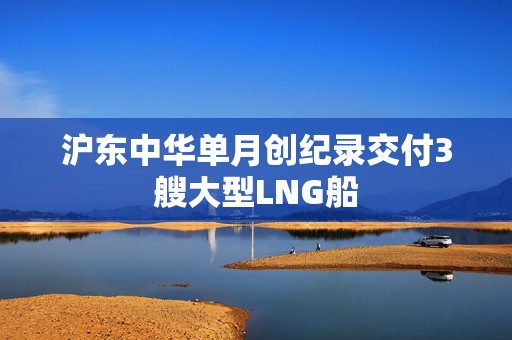 沪东中华单月创纪录交付3艘大型LNG船