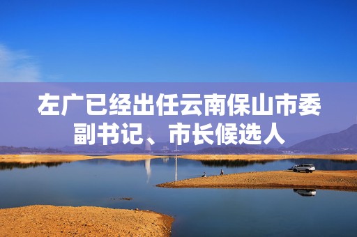 左广已经出任云南保山市委副书记、市长候选人  第1张