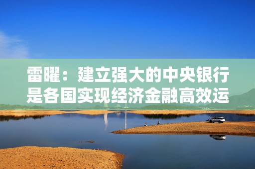 雷曜：建立强大的中央银行是各国实现经济金融高效运行的共同愿望  第1张