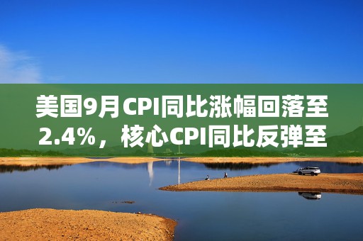 美国9月CPI同比涨幅回落至2.4%，核心CPI同比反弹至3.3%  第1张