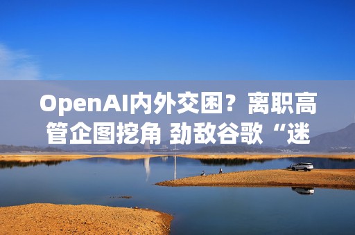 OpenAI内外交困？离职高管企图挖角 劲敌谷歌“迷你GPT”走红  第1张