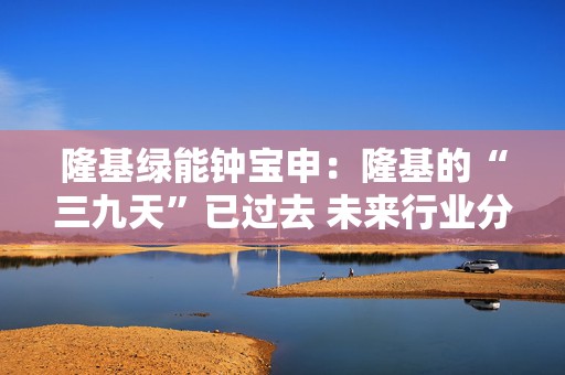 隆基绿能钟宝申：隆基的“三九天”已过去 未来行业分化仍会持续
