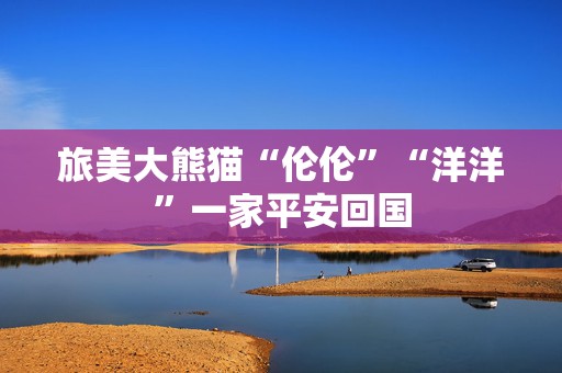旅美大熊猫“伦伦”“洋洋”一家平安回国  第1张