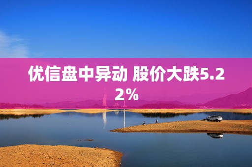 优信盘中异动 股价大跌5.22%  第1张