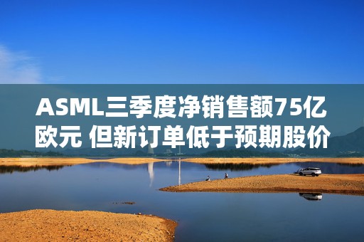 ASML三季度净销售额75亿欧元 但新订单低于预期股价承压  第1张