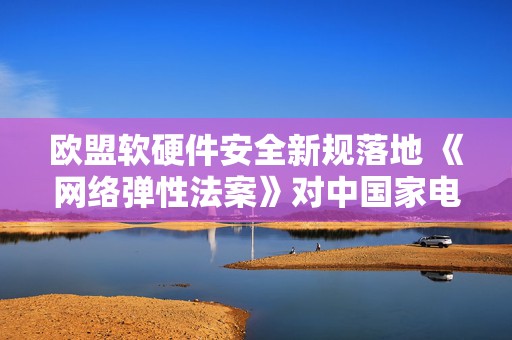 欧盟软硬件安全新规落地 《网络弹性法案》对中国家电出口影响几何  第1张