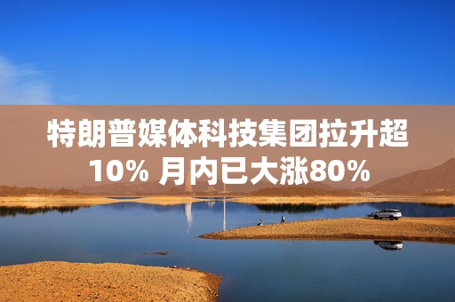 特朗普媒体科技集团拉升超10% 月内已大涨80%  第1张