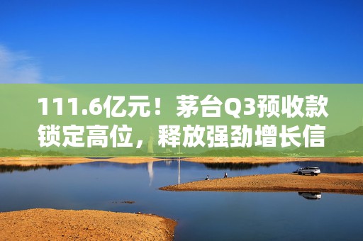 111.6亿元！茅台Q3预收款锁定高位，释放强劲增长信号  第1张