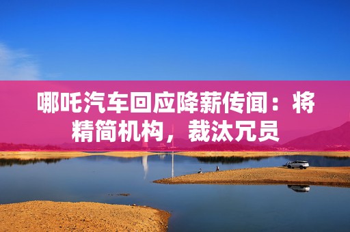 哪吒汽车回应降薪传闻：将精简机构，裁汰冗员  第1张