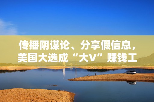传播阴谋论、分享假信息，美国大选成“大V”赚钱工具！  第1张