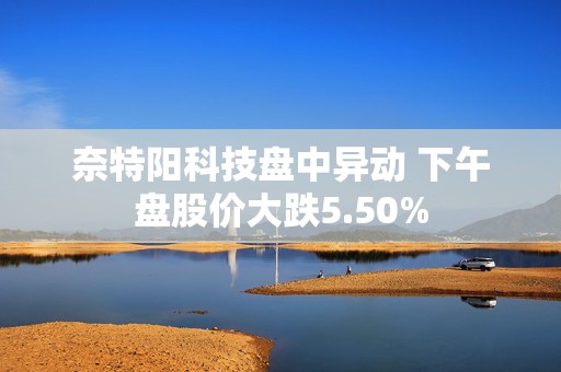 奈特阳科技盘中异动 下午盘股价大跌5.50%