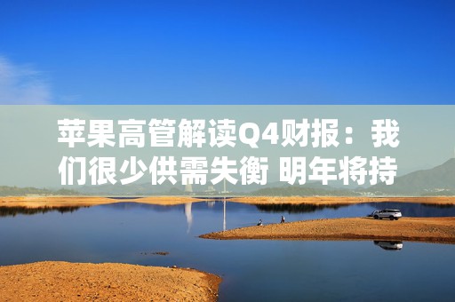 苹果高管解读Q4财报：我们很少供需失衡 明年将持续推动AI投资  第1张