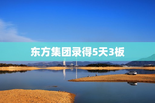 东方集团录得5天3板