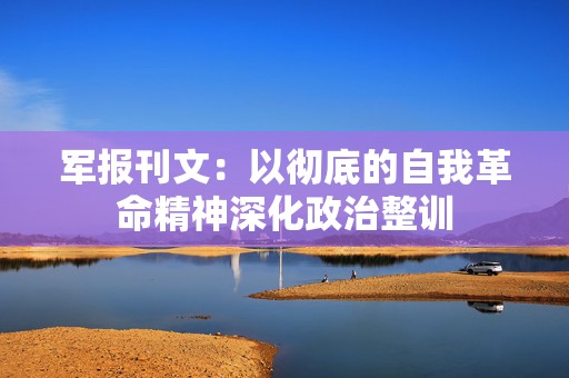 军报刊文：以彻底的自我革命精神深化政治整训  第1张