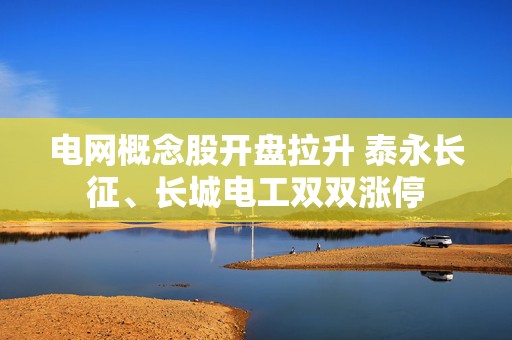 电网概念股开盘拉升 泰永长征、长城电工双双涨停  第1张