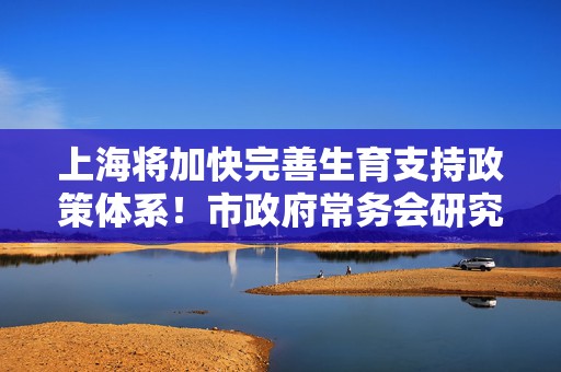 上海将加快完善生育支持政策体系！市政府常务会研究降低“三育”成本优化保障