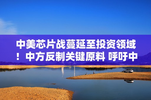 中美芯片战蔓延至投资领域！中方反制关键原料 呼吁中企多用国产芯片  第1张
