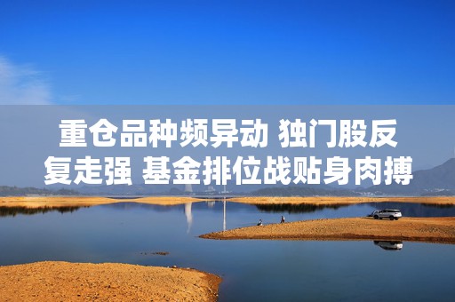 重仓品种频异动 独门股反复走强 基金排位战贴身肉搏 决赛圈变数多多