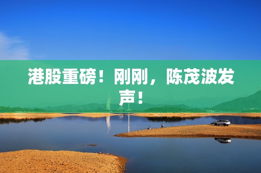 港股重磅！刚刚，陈茂波发声！