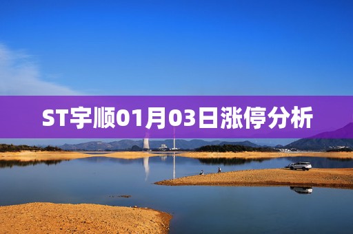 ST宇顺01月03日涨停分析