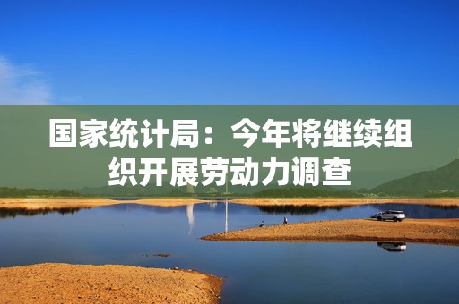 国家统计局：今年将继续组织开展劳动力调查