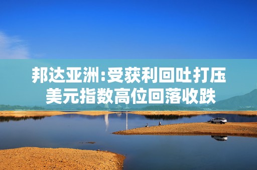 邦达亚洲:受获利回吐打压 美元指数高位回落收跌  第1张