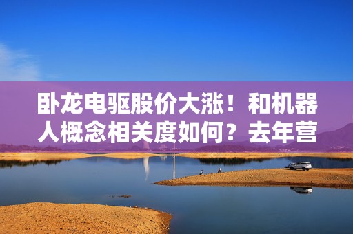卧龙电驱股价大涨！和机器人概念相关度如何？去年营收占比不到3%  第1张