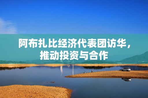 阿布扎比经济代表团访华，推动投资与合作  第1张