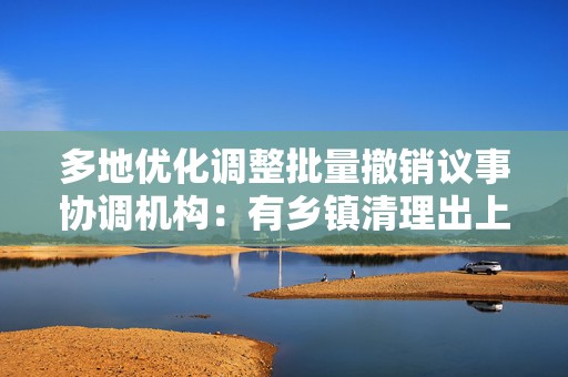 多地优化调整批量撤销议事协调机构：有乡镇清理出上百个