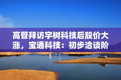 高管拜访宇树科技后股价大涨，宝通科技：初步洽谈阶段，主要针对工业场景应用落地  第1张