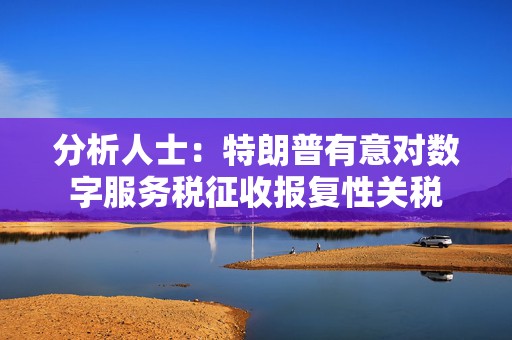 分析人士：特朗普有意对数字服务税征收报复性关税  第1张