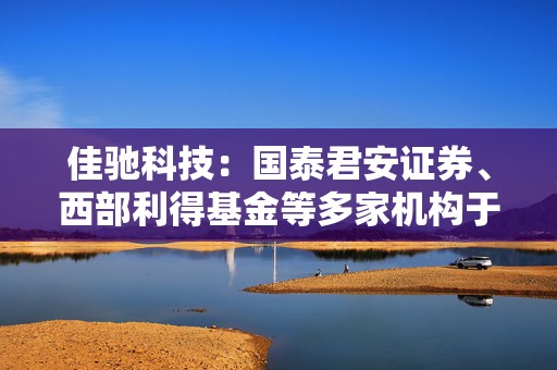 佳驰科技：国泰君安证券、西部利得基金等多家机构于3月4日调研我司