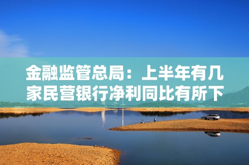 金融监管总局：上半年有几家民营银行净利同比有所下降 主因拨备计提力度明显加大