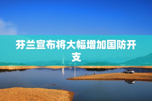 芬兰宣布将大幅增加国防开支
