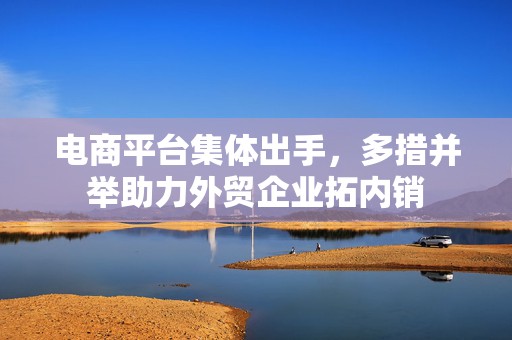 电商平台集体出手，多措并举助力外贸企业拓内销