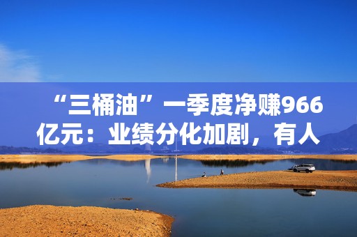 “三桶油”一季度净赚966亿元：业绩分化加剧，有人欢喜有人愁