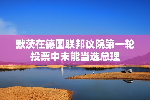默茨在德国联邦议院第一轮投票中未能当选总理