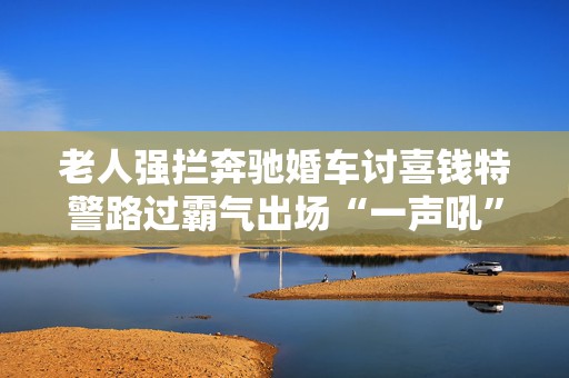老人强拦奔驰婚车讨喜钱特警路过霸气出场“一声吼”婚车司机怒赞：给力！