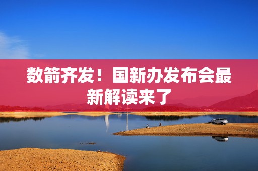 数箭齐发！国新办发布会最新解读来了