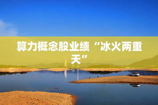 算力概念股业绩“冰火两重天”